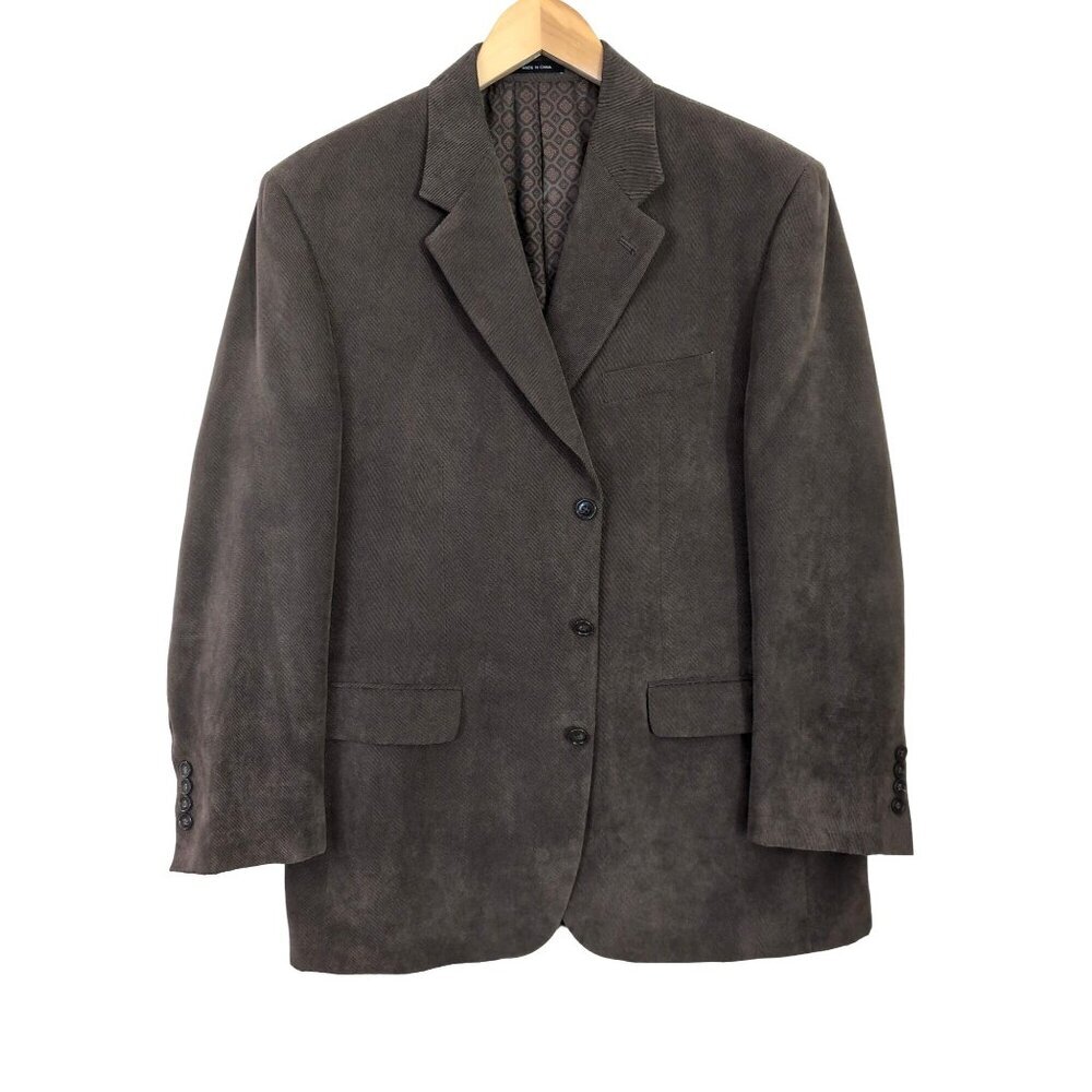 Ralph Lauren Blazer Sport Coat Mens 42R Brown Pincord Corduroy Business Casual